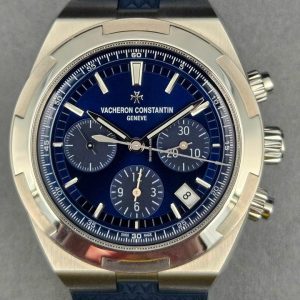 Vacheron Constantin Overseas Chronograph 2026 LIKE NEW CONDITION/MINOR HAIRLINES ON A STRAP BUCKLE