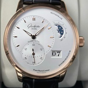 Glashütte Original PanoMaticLunar LIKE NEW COMPLETE SET EXTRA STRAP